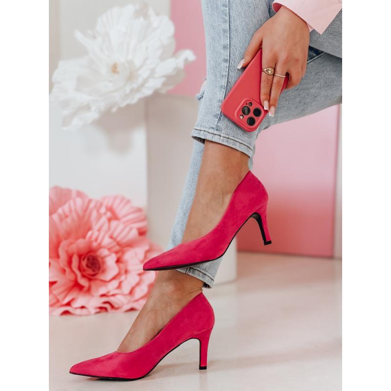 Dámské lodičky na vysokém podpatku FEMBELLIA fuchsiové