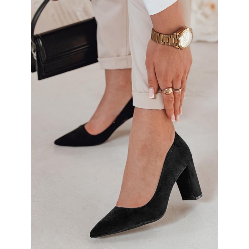 Dámské lodičky na podpatku STELMI černé
