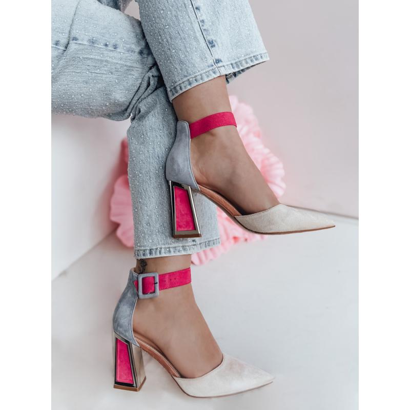 Dámské lodičky na vysokém podpatku ELEHILL béžové