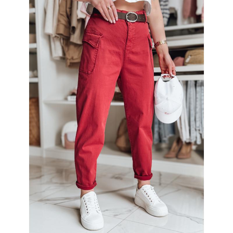 Női baggy nadrág GOTRENDI bordó