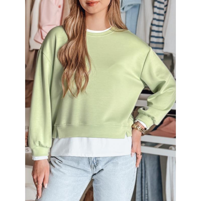 LUZZIO menta női oversize blúz