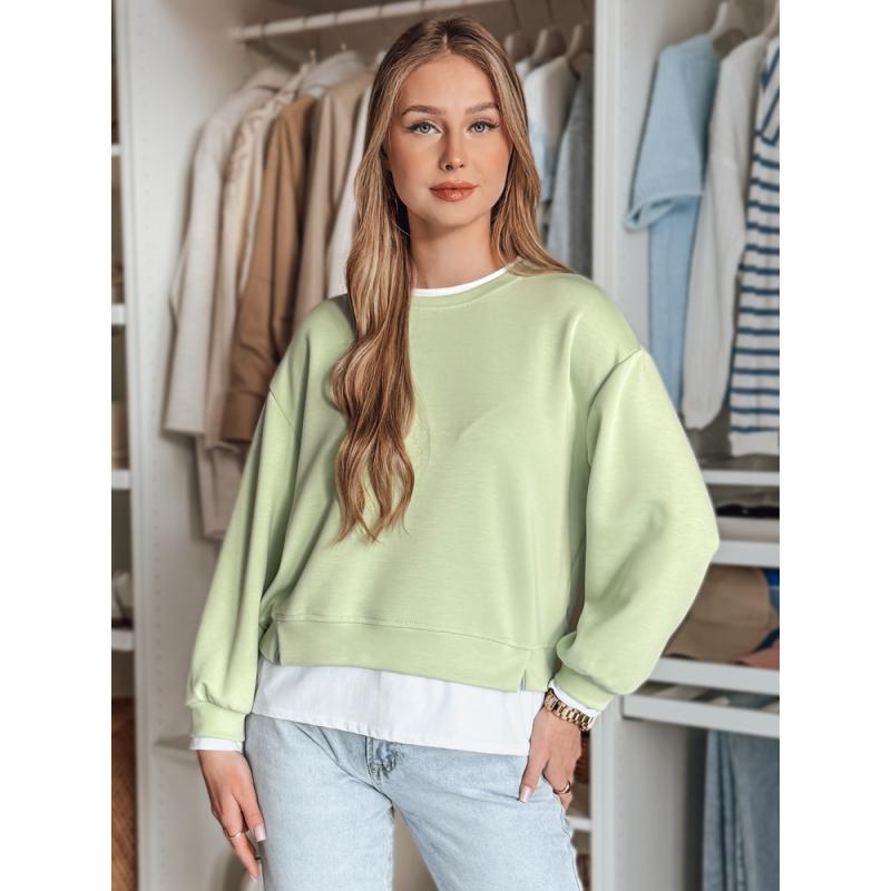 LUZZIO menta női oversize blúz