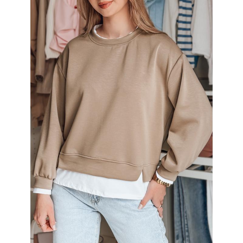 LUZZIO moka dámská blůza oversize