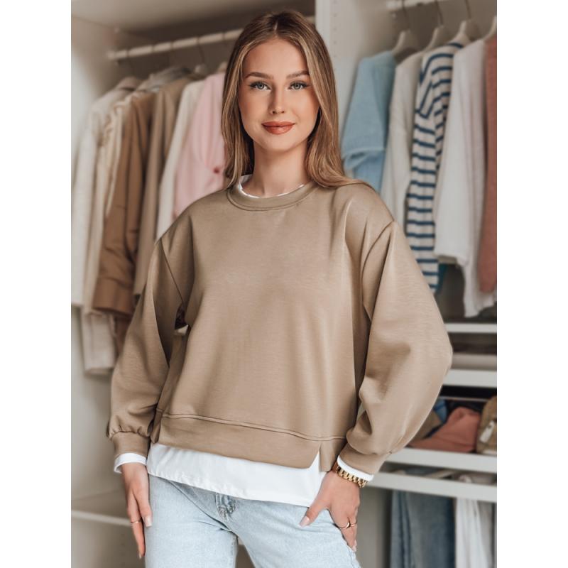 LUZZIO moka dámská blůza oversize