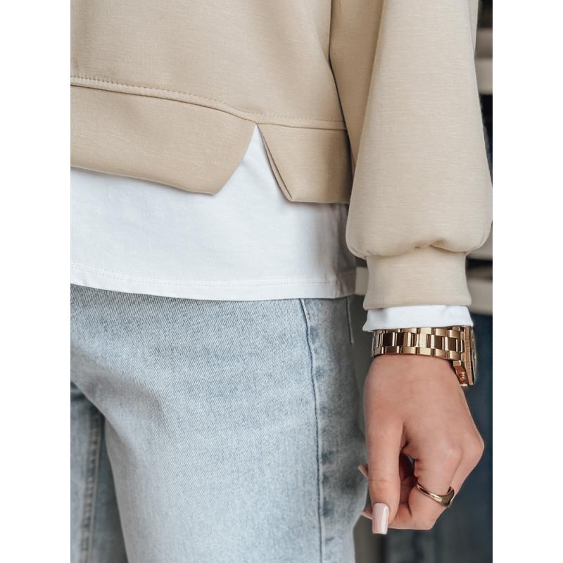 LUZZIO dámská halenka oversize světle béžová