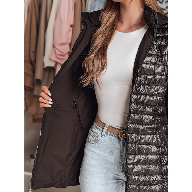 Dámska prechodna bunda obojstranná MOTOROMI čierna