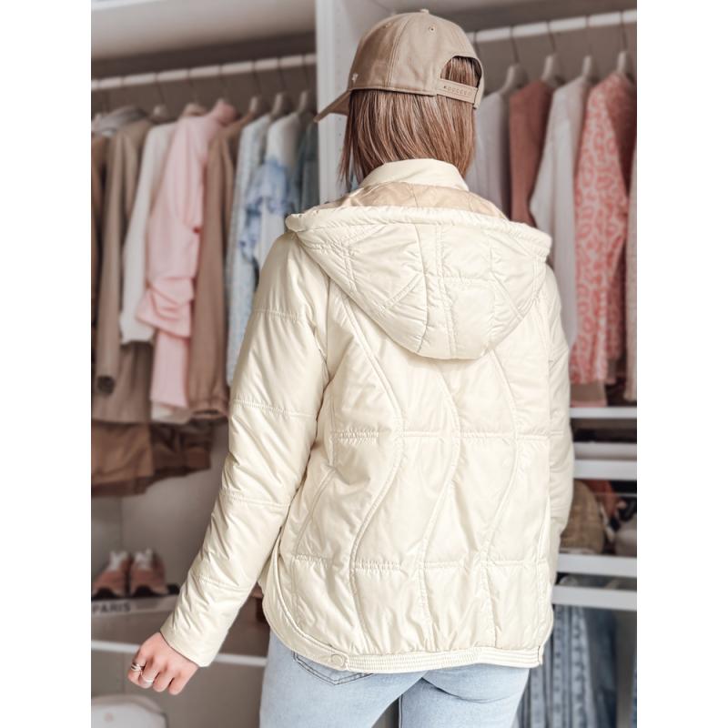 Női átmeneti steppelt kabát MARISSIA, fehér