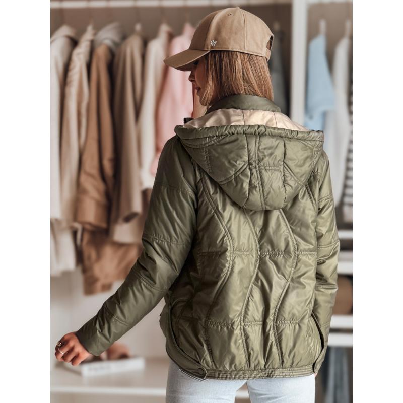 Női átmeneti steppelt kabát MARISSIA, zöld