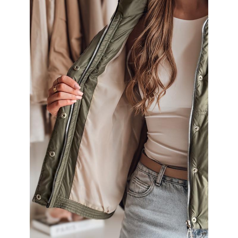 Női átmeneti steppelt kabát MARISSIA, zöld