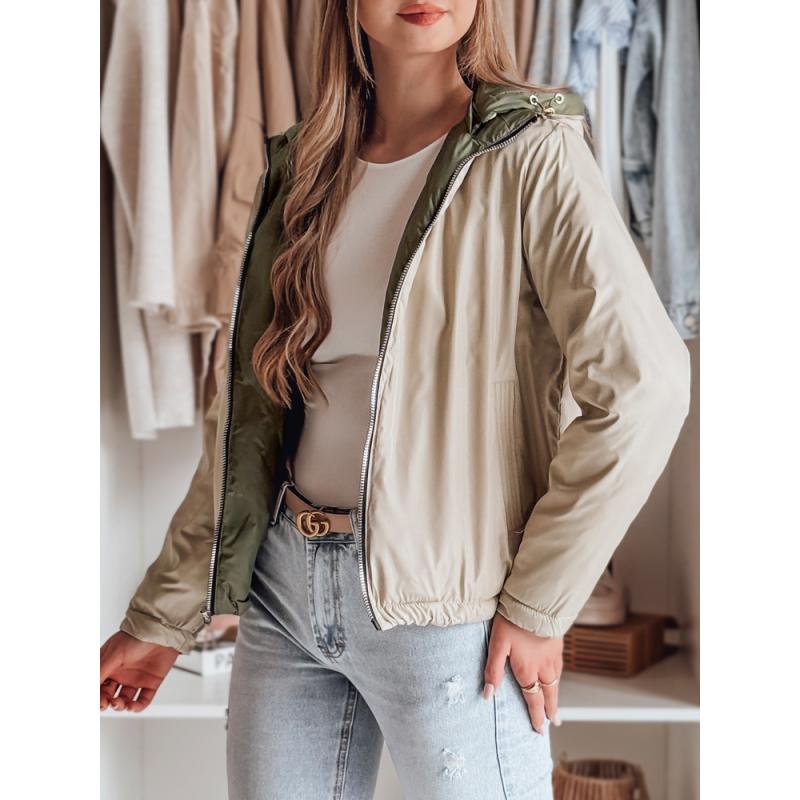 Dámská oboustranná bunda SYLVIAN zelená