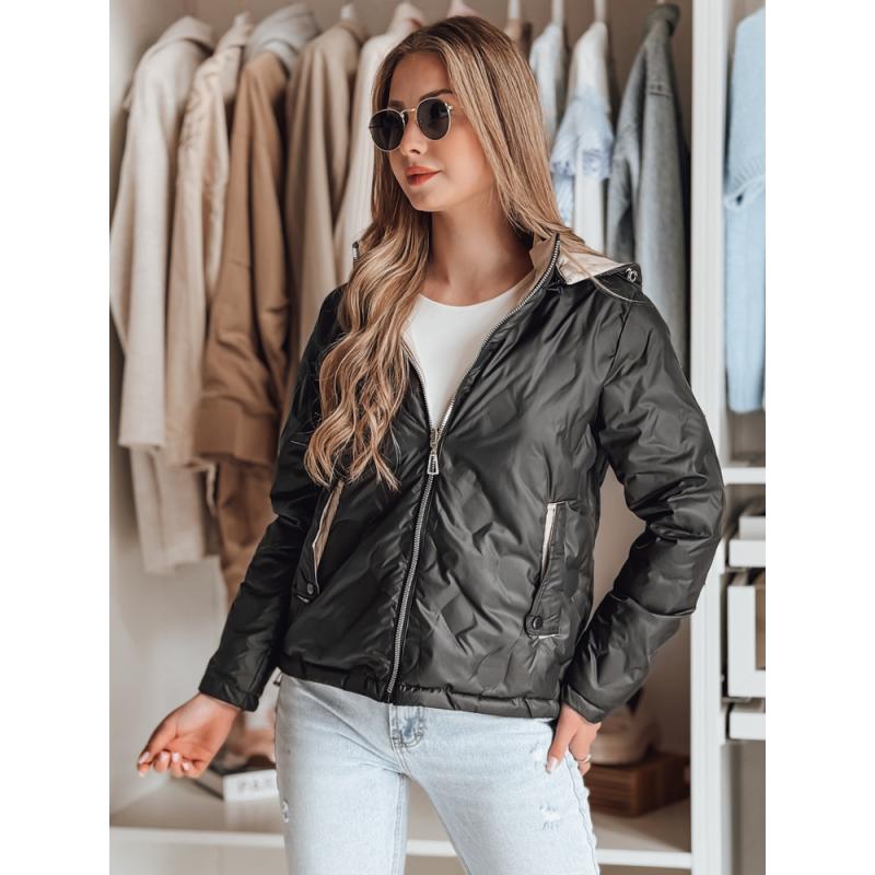 Dámská přechodová bunda oboustranná SYLVIAN černá