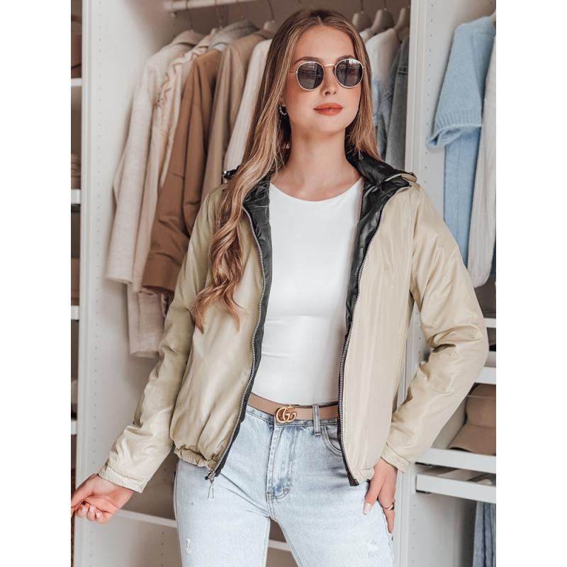 Dámská přechodová bunda oboustranná SYLVIAN černá