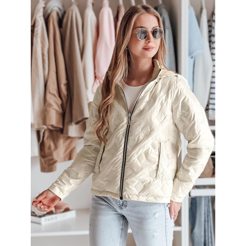 Dámská přechodová bunda oboustranná SYLVIAN bílá