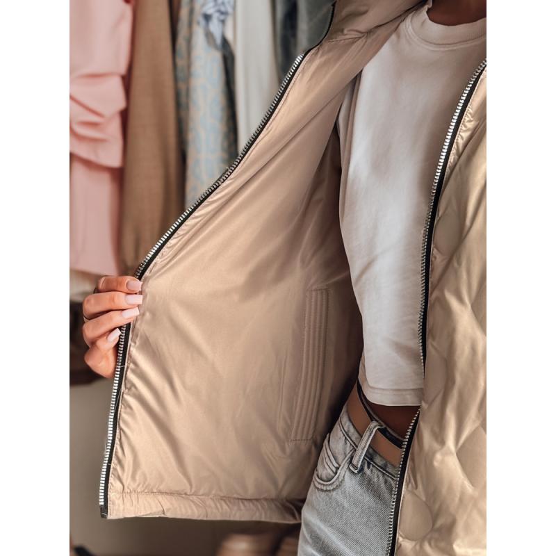 Dámská přechodová bunda oboustranná SYLVIAN béžová