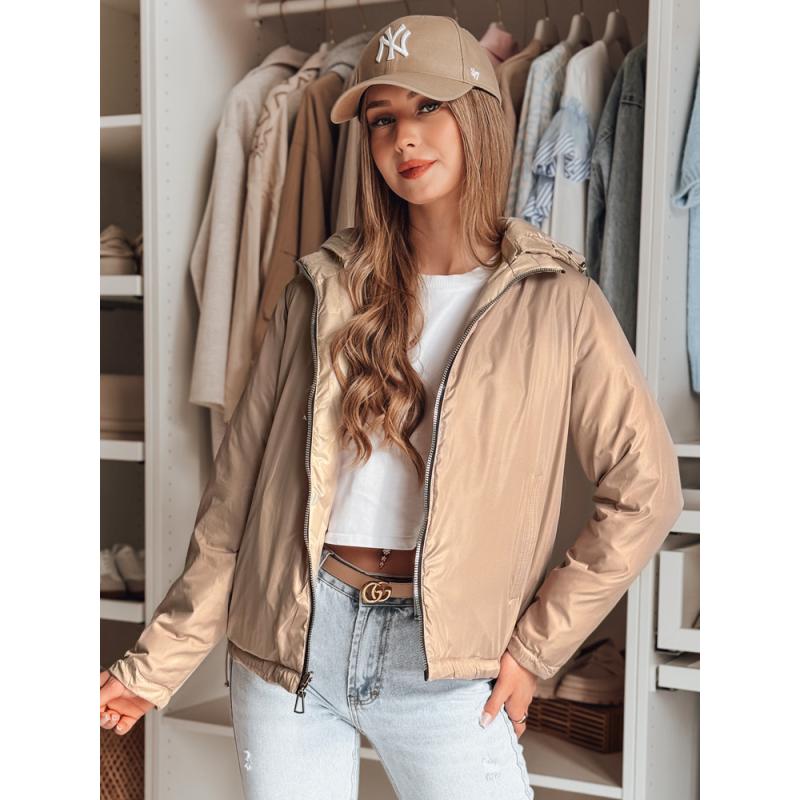 Dámská přechodová bunda oboustranná SYLVIAN béžová