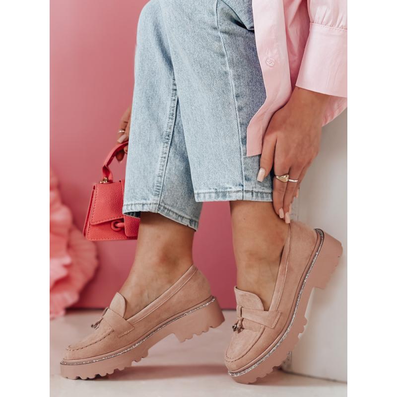LOAFELIA női mokaszin, rózsaszín