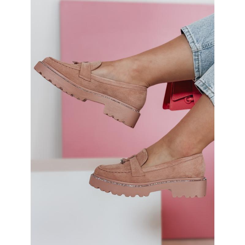 LOAFELIA női mokaszin, rózsaszín