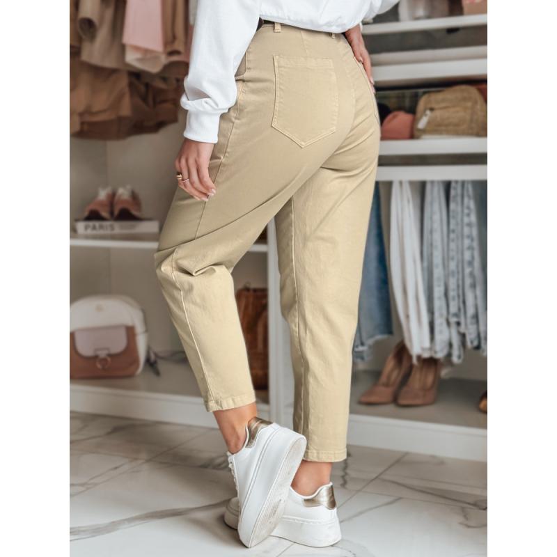 Női chino nadrág CHINOSKA sötét bézs