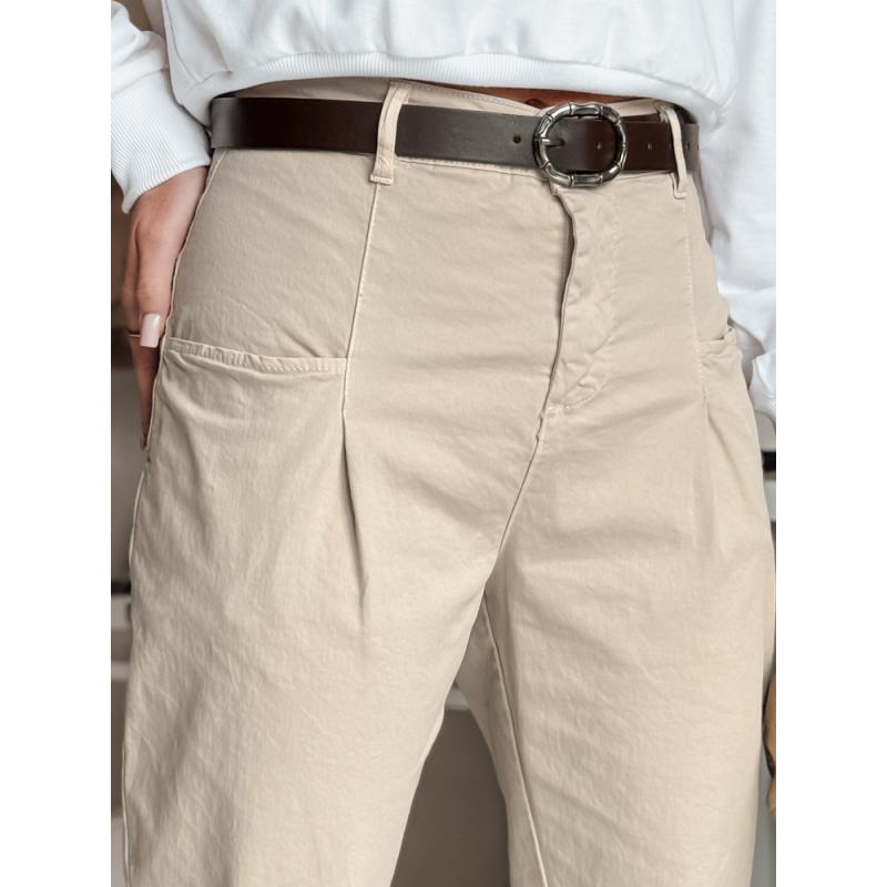 Női chino nadrág CHINOSKA világos bézs
