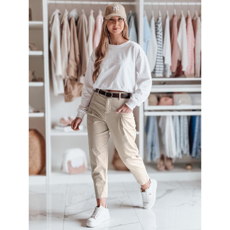 Női chino nadrág CHINOSKA világos bézs