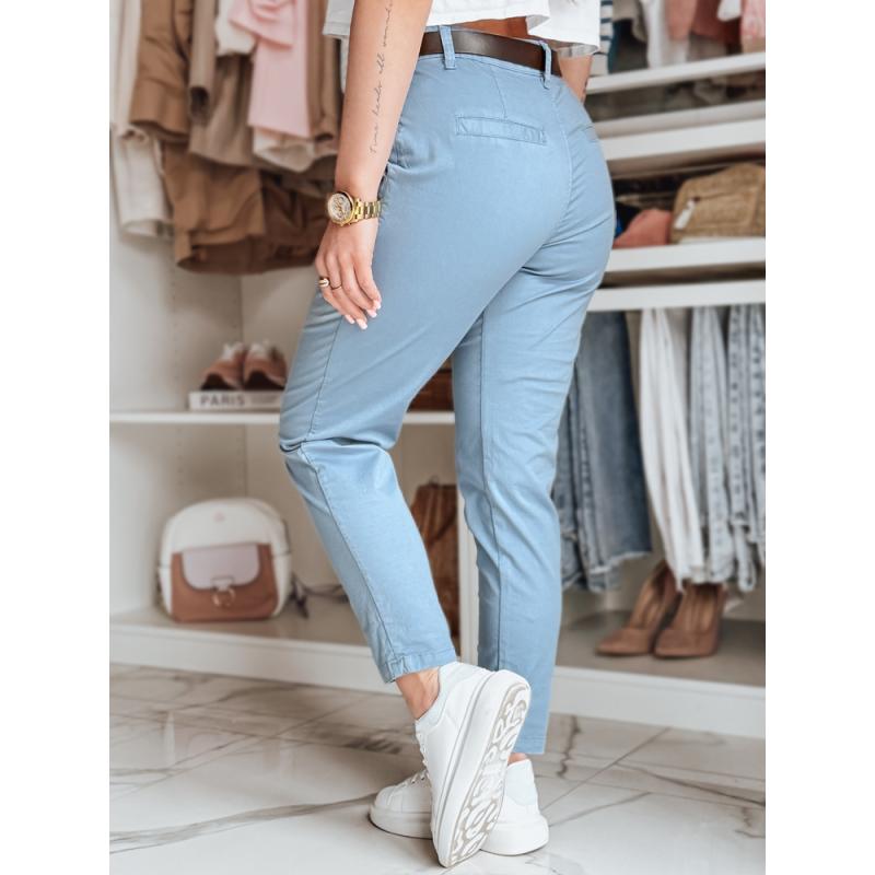 Női chino nadrág övvel MODELA kék