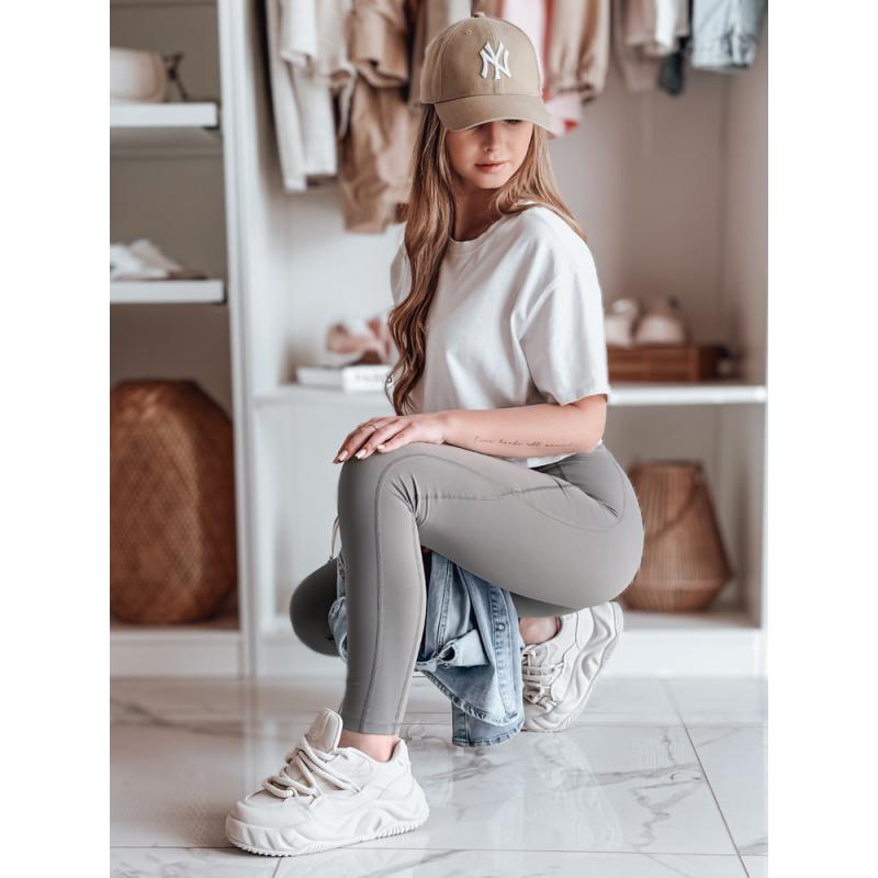 Dámské sportovní legíny FITTATO tmavě šedé