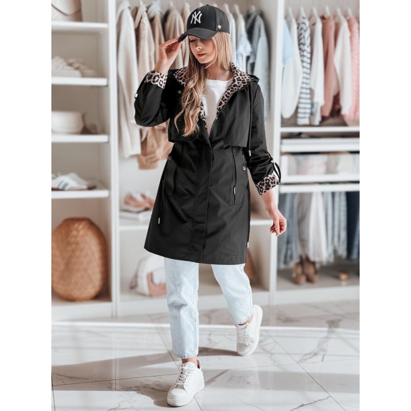 Női átmeneti kabát FERISSA fekete