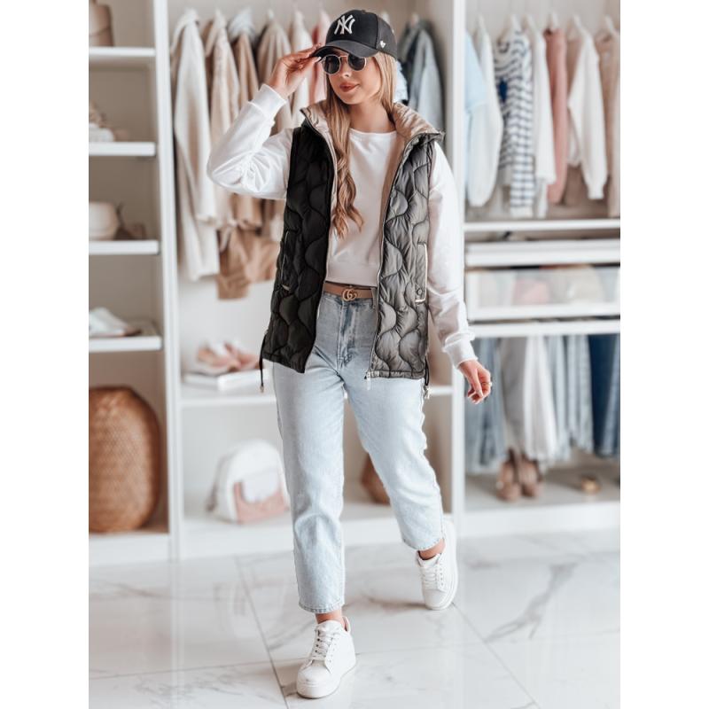 Dámská prešívaná vesta VESOLITA čierna