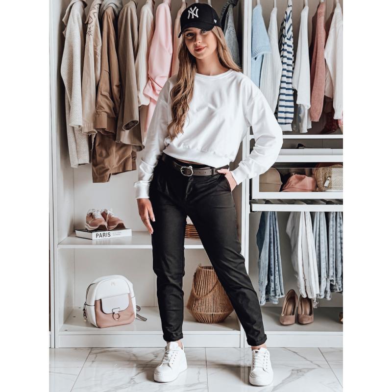 Női chino nadrág övvel MODELA fekete