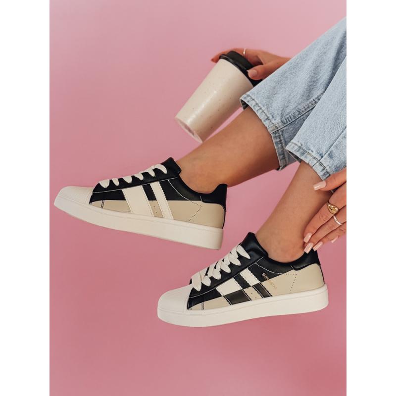 Dámské tenisky na platformě JUNOMI černé