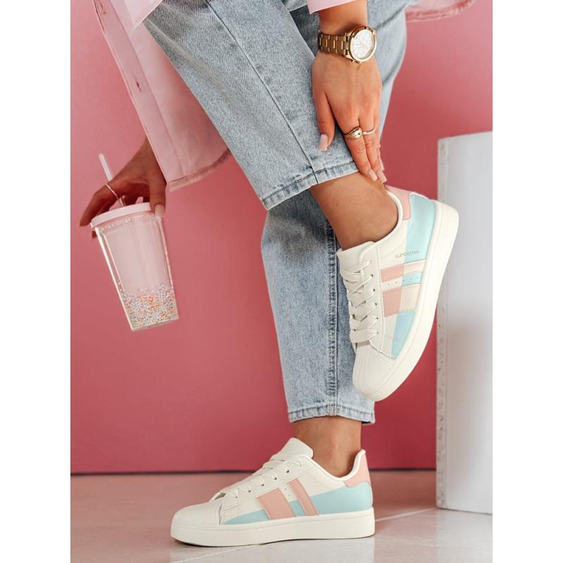 Dámské tenisky na platformě JUNOMI růžové