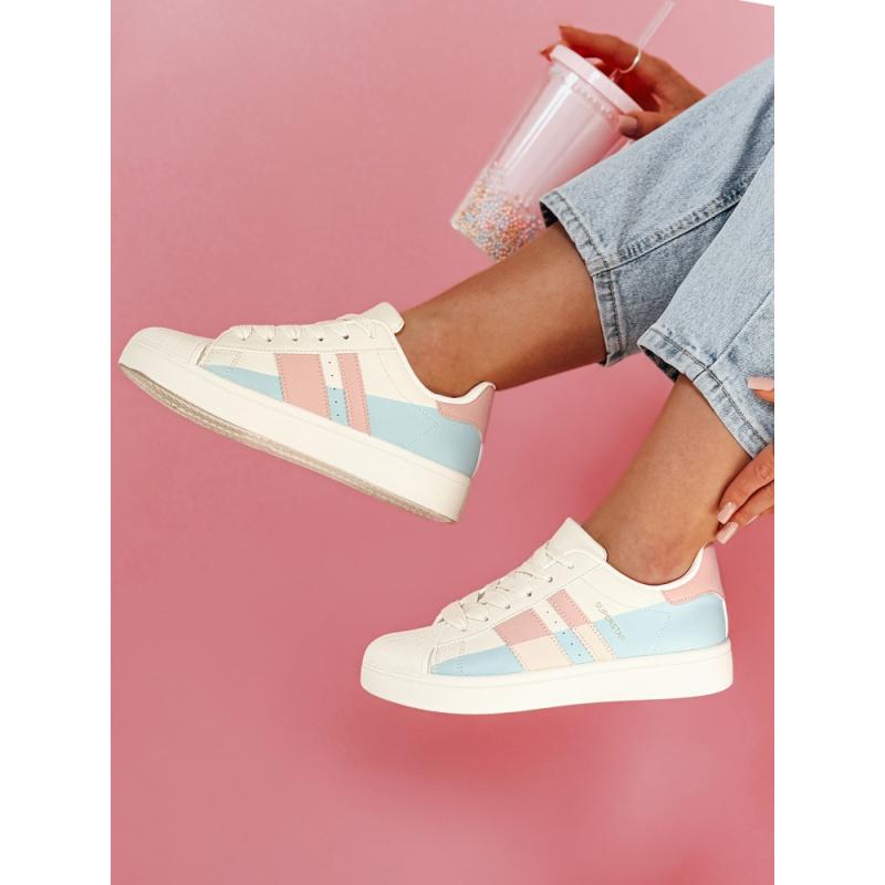 Dámské tenisky na platformě JUNOMI růžové