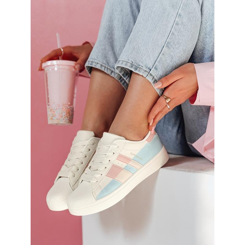 Dámské tenisky na platformě JUNOMI růžové