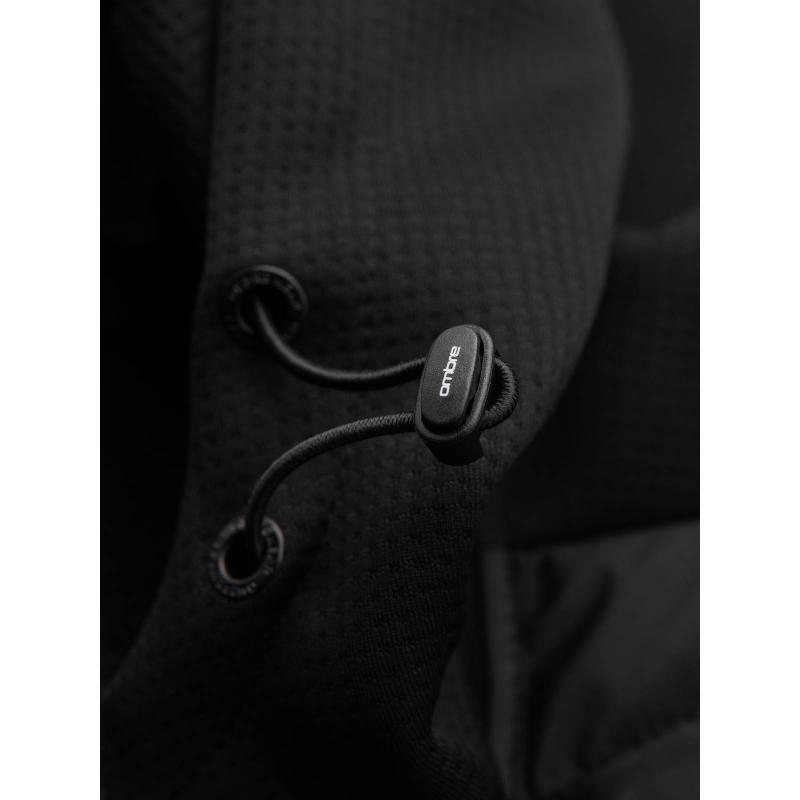 Férfi könnyű, színes sportdzseki gyapjúval - barna és sötétkék V1 OM-JANP-0194