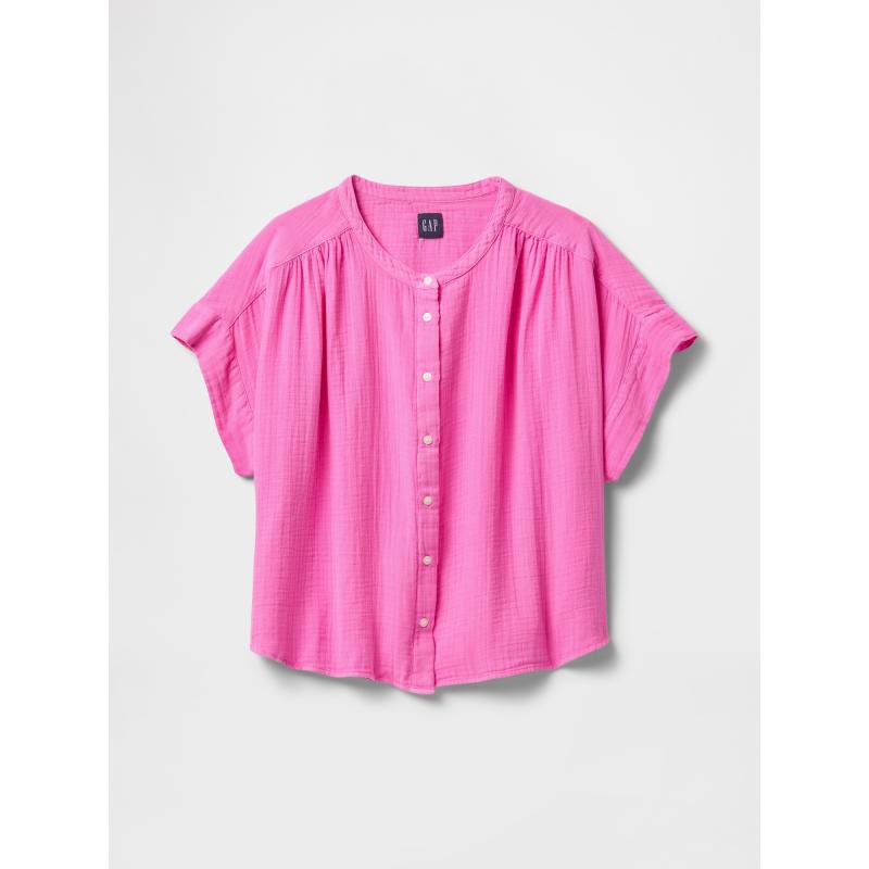 Gap oversize muszlin ing