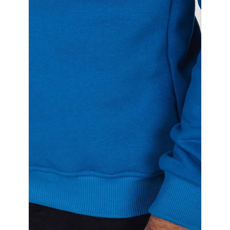 Férfi alap pulóver, kék