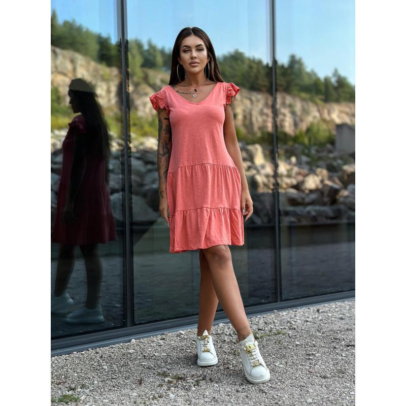 Női miniruha DLR106 - rózsaszín