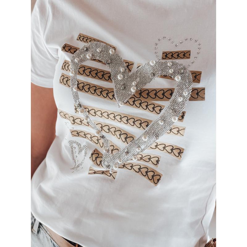 HEART MARISS női póló fehér