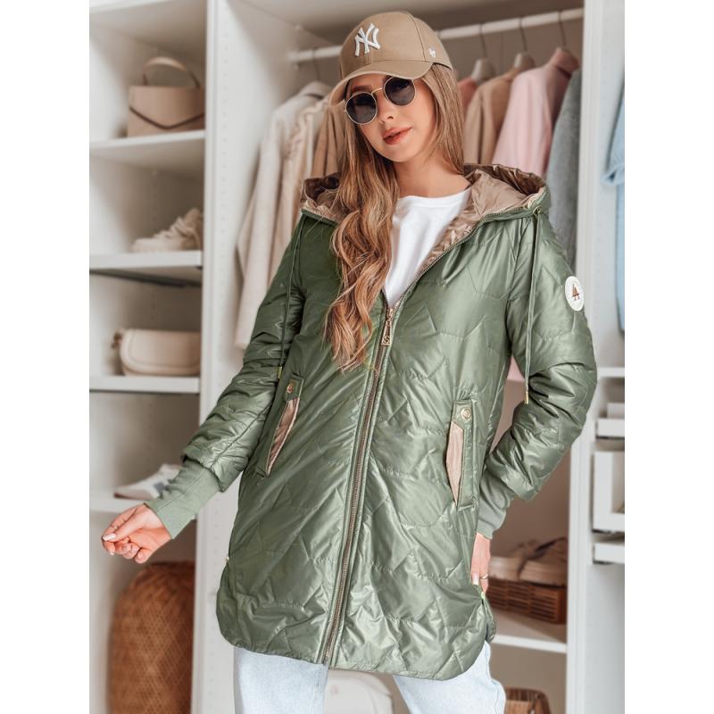 Dámská prošívaná bunda LIVIANA zelená