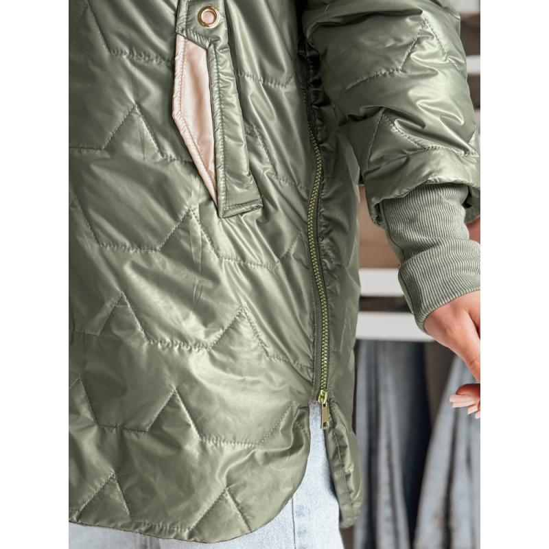 Dámská prošívaná bunda LIVIANA zelená