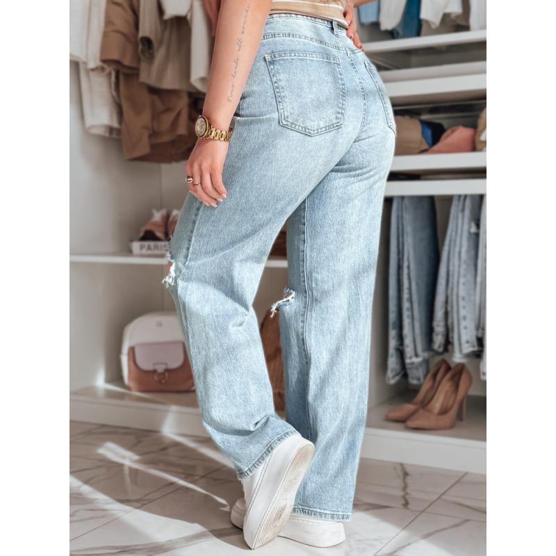 Dámské džíny se širokými nohavicemi STYLLEG modré