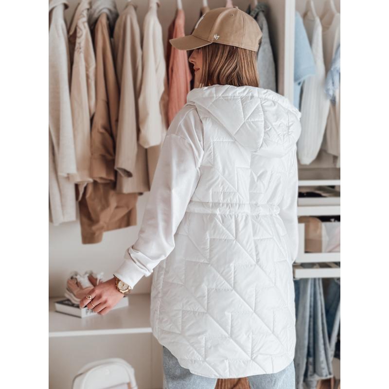 Női steppelt mellény OLINVIA fehér