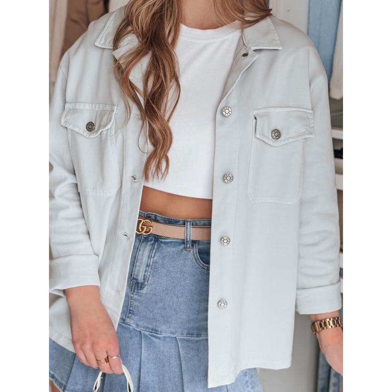 Női oversized OVERBOR ing, világosszürke