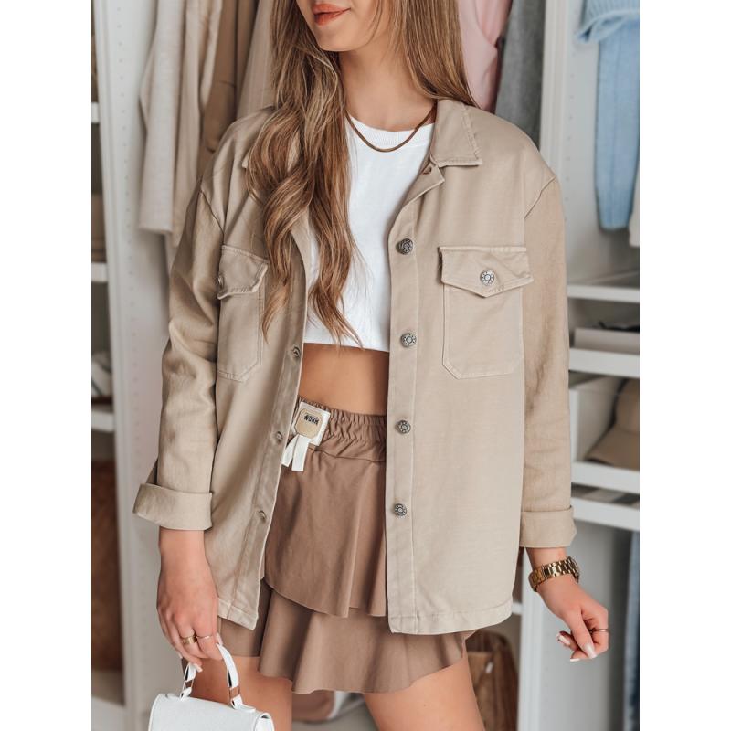 Női oversized OVERBOR ing, bézs