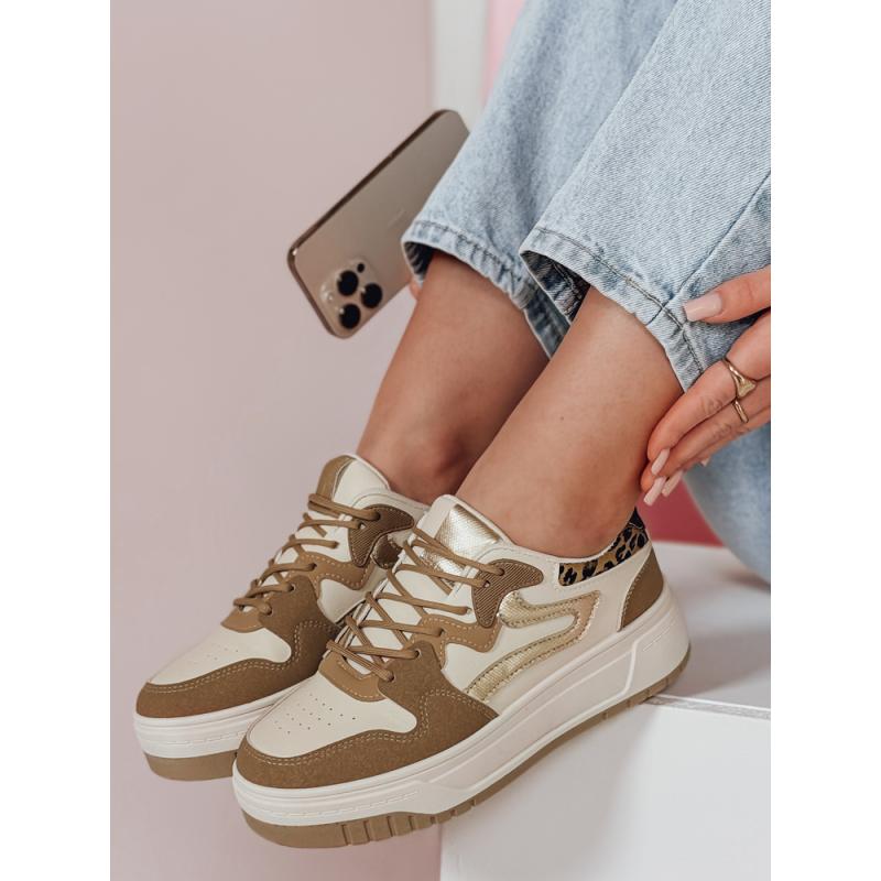Női platform cipő BEIMEI bézs