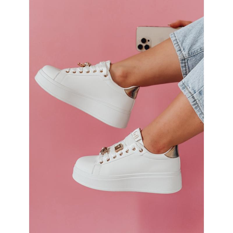 Női platform cipő SOLICIA arany