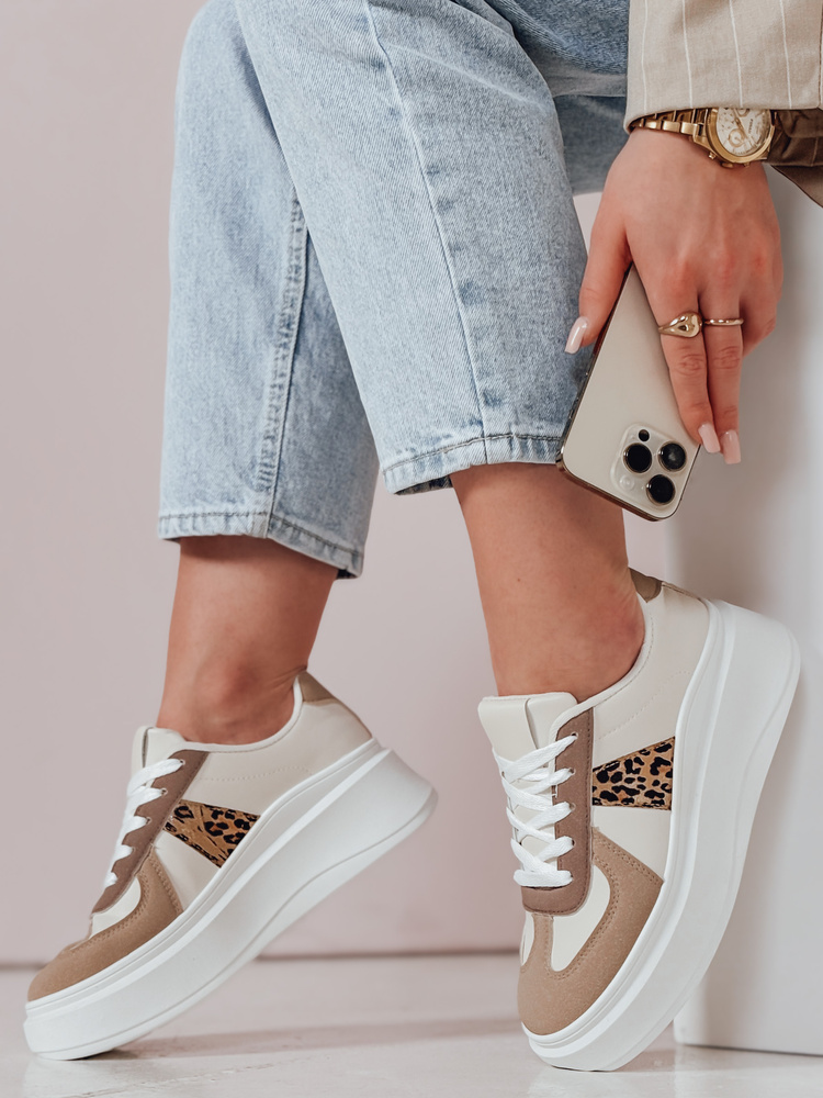 Női platform cipő MODNIKKI khaki