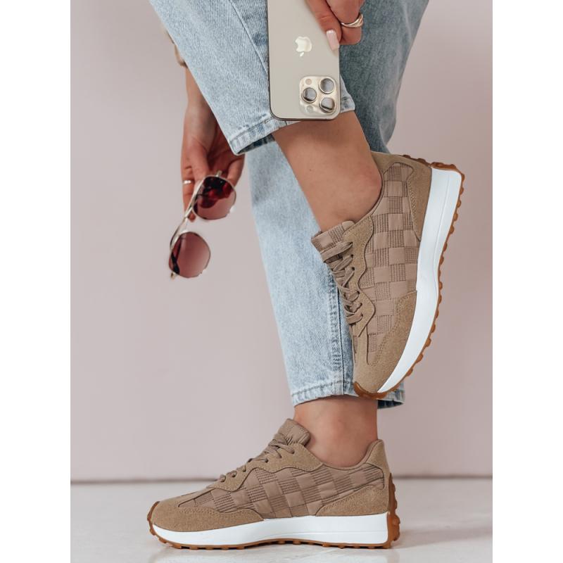 Női sportcipő RUNBAN khaki