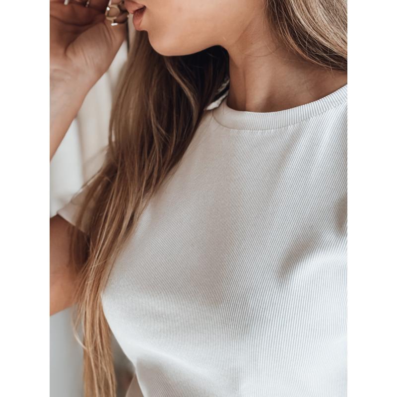 Női csíkos miniruha RIBBINA fehér