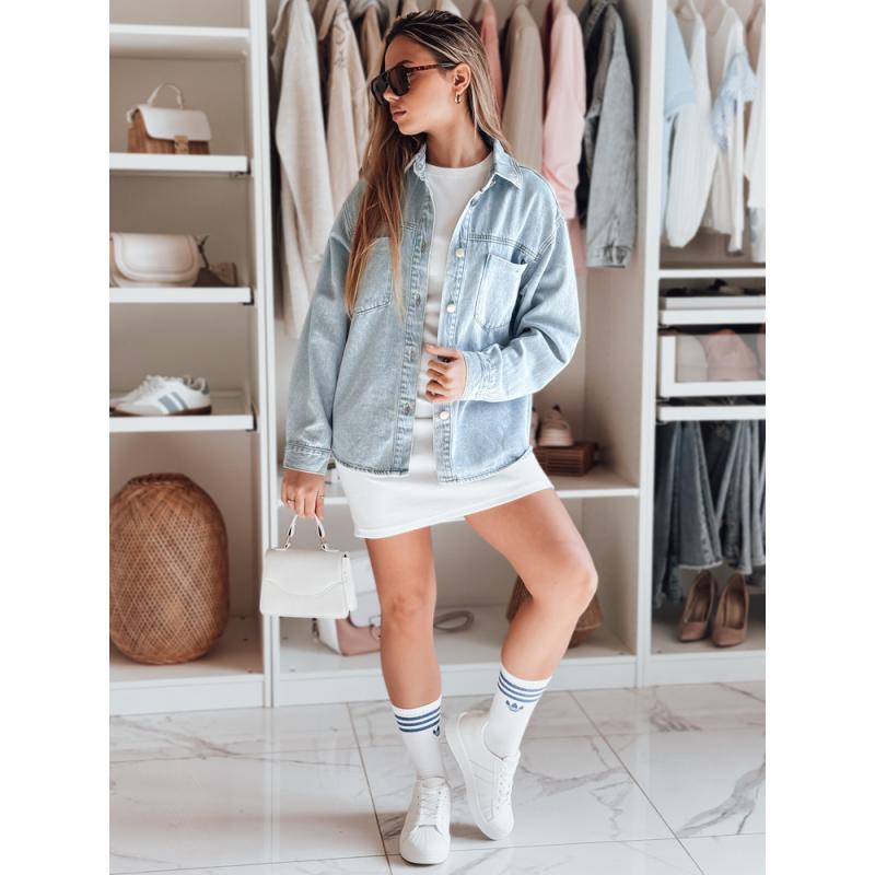 Női oversize farmerdzseki BLUEDIVA kék